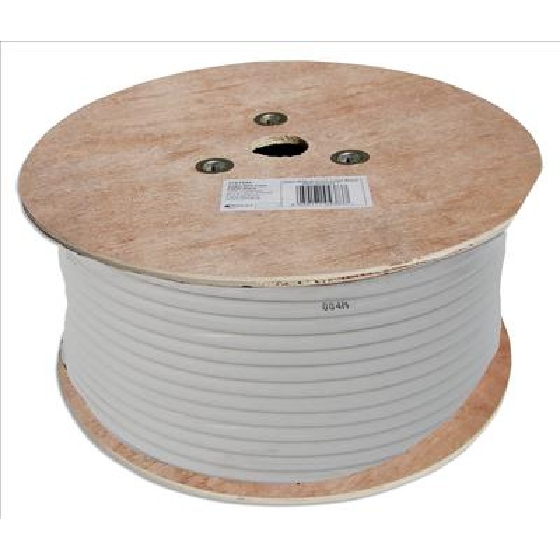 250m White Satellite TV Cable